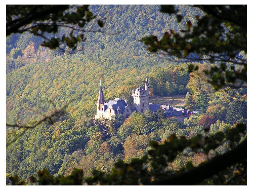 Blick auf Schloss Rothestein